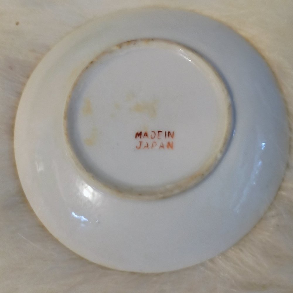 Child's Porcelain Plate Animal Design Vtg Japan - Picture 3 of 3